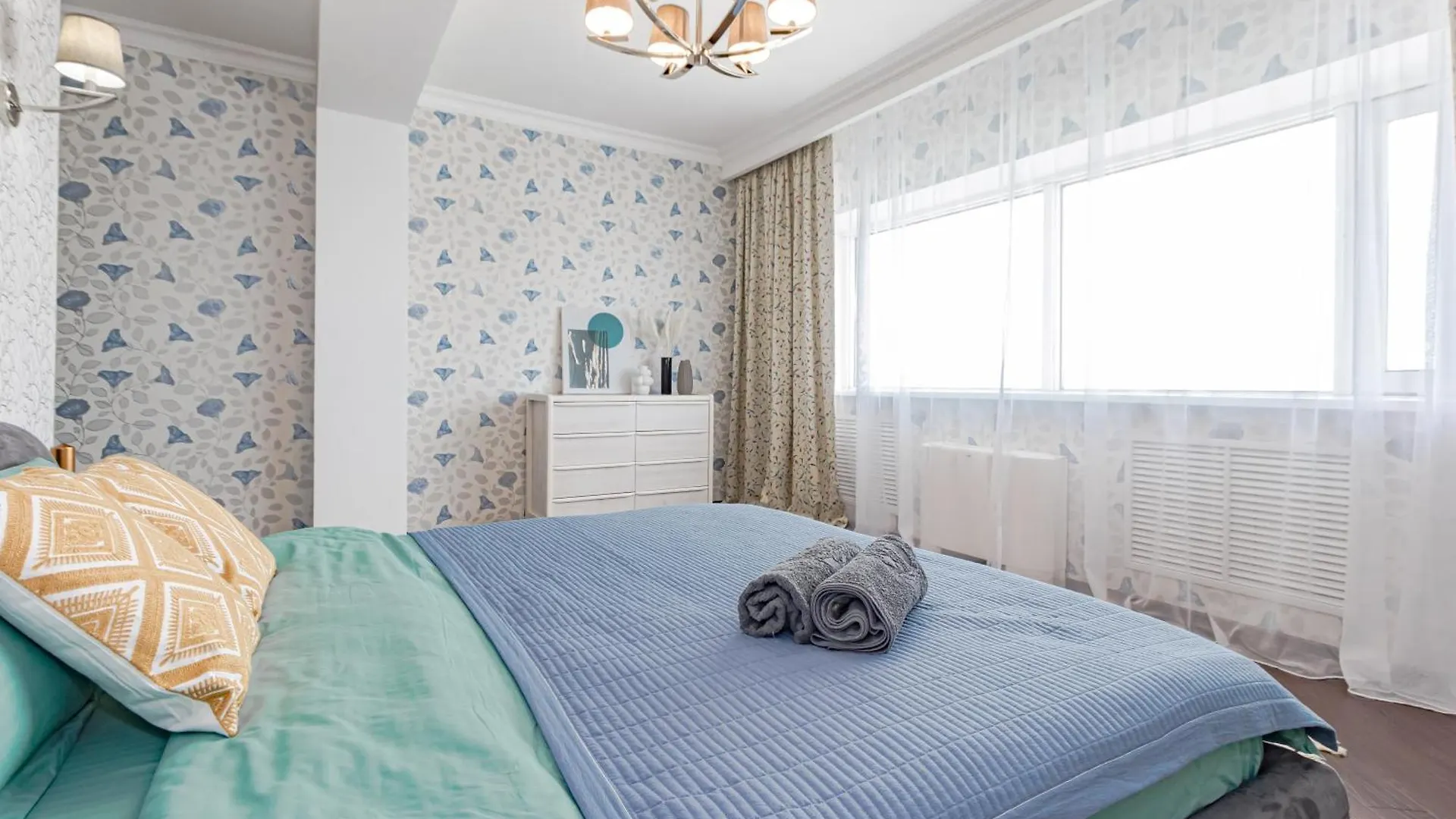 Apartment Очень Красивый Вид На Ночной Город В Самом Центре Столицы Nur-Sultan